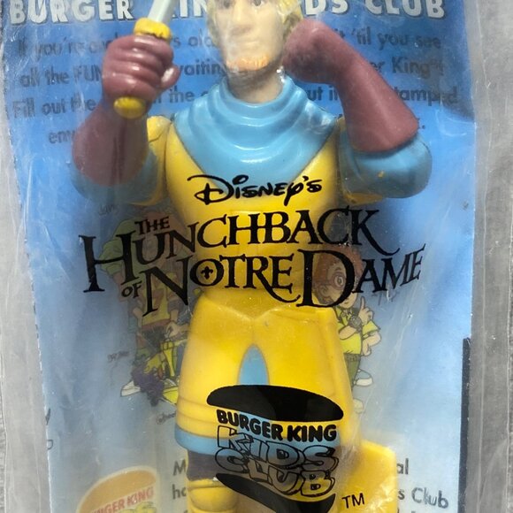 Disneys Hunchback Of Notre Dame Phoebus Figurine Burger King Kids Club Toy 1996 - Picture 3 of 8